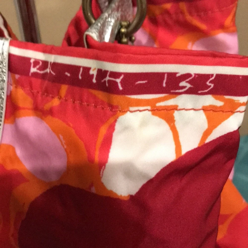 Coach Multicolor Pop Art Tote — Red, Pink, Orange, White